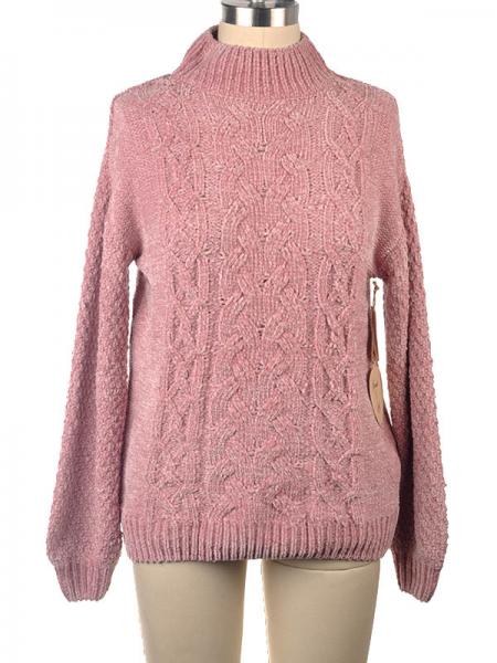 LADIES' CABLE PULLOVER