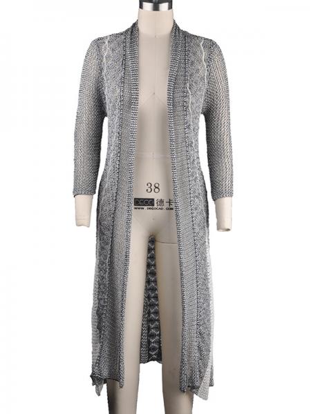LADIES' POINTELL LONG CARDIGAN